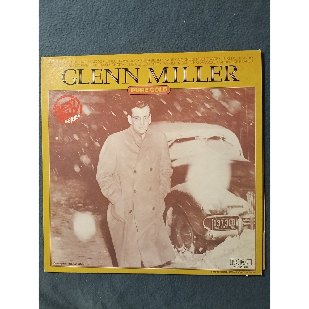 Glenn Miller Pure Gold LP Vinyl Record Album RCA AVL1-3566(e) Best Buy Series